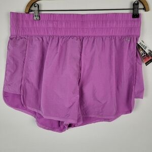 NWT DSG Women's 3” High Rise Waistband Relaxed Fit Shorts Lilac Choose Size